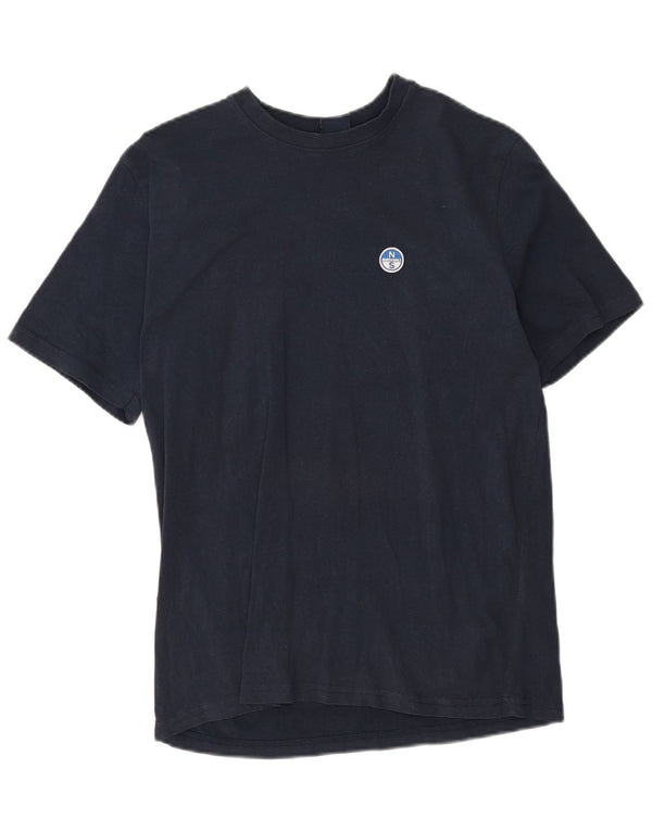 North Sails Mens T-Shirt Top Small Navy Blue Cotton