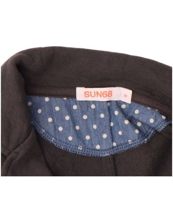 Женский пиджак Sun68 на 2 пуговицах, Великобритания 12, средний серый хлопок