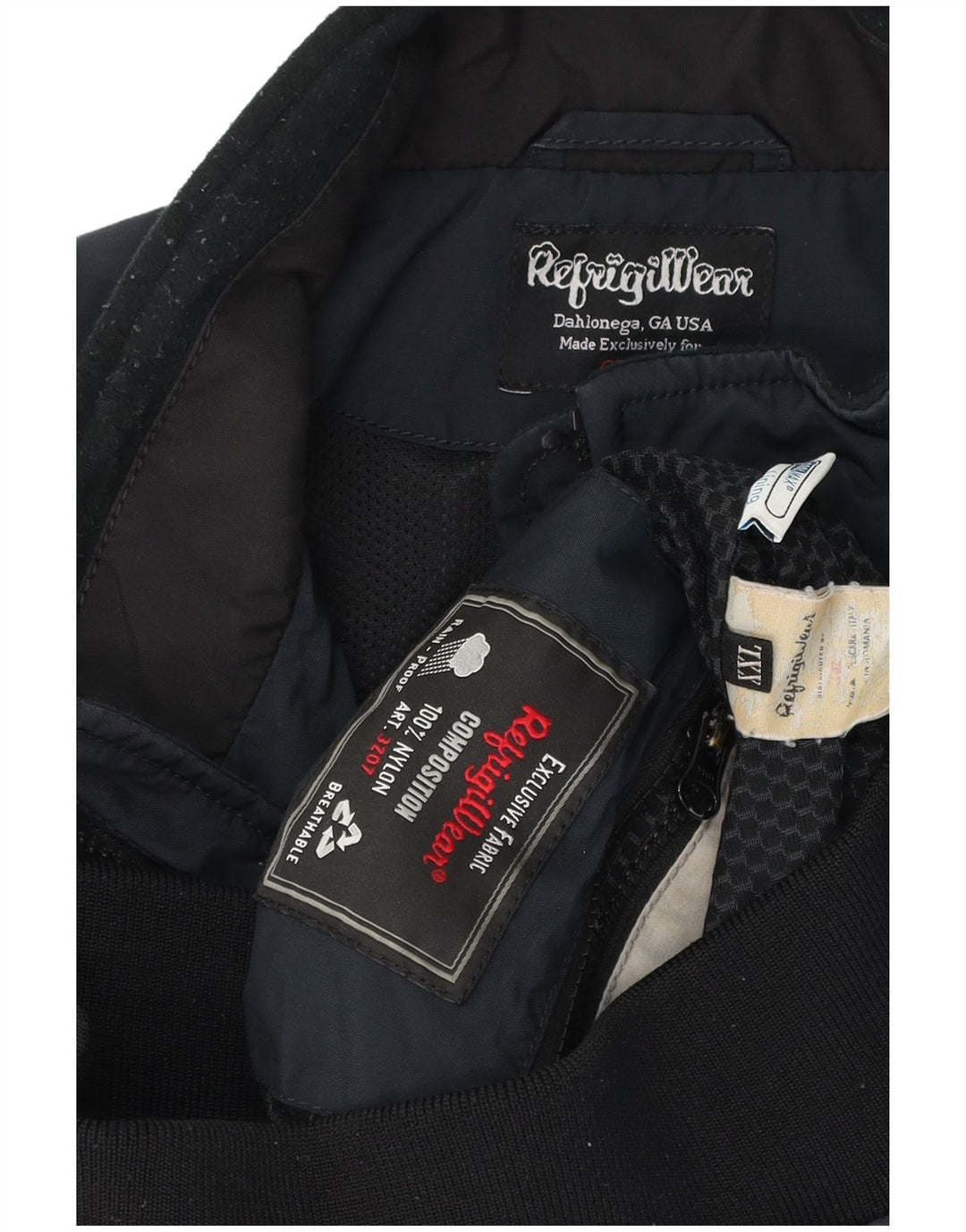 Мужская куртка-бомбер Refrigiwear UK 44 2XL Темно-синий нейлон