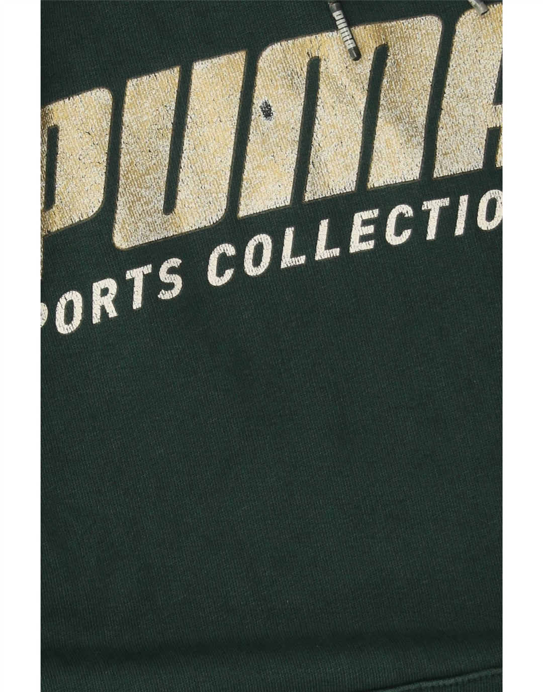 Мужской джемпер с капюшоном PUMA, маленький зеленый, хлопок