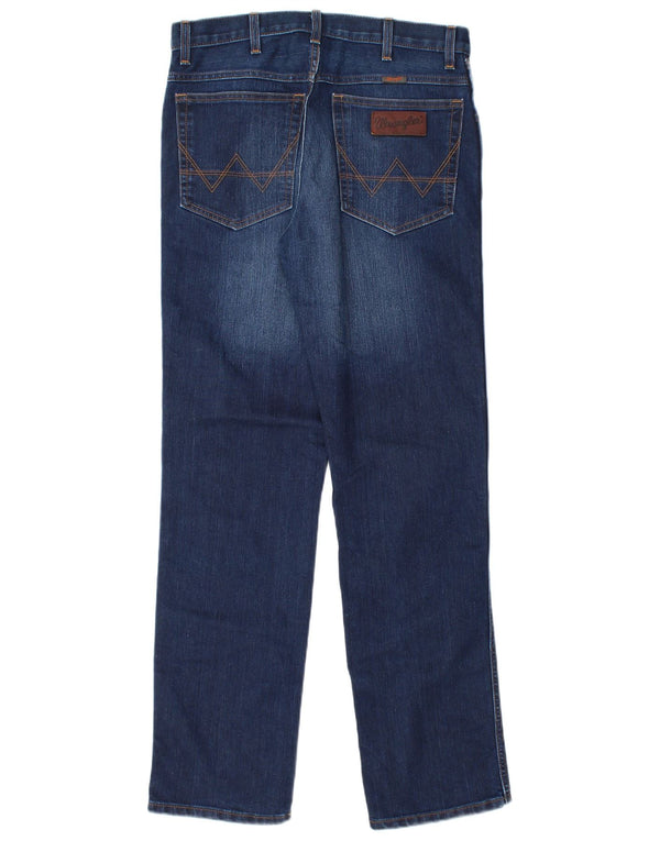 Мужские прямые джинсы Wrangler Texas Stretch W32 L32, синий хлопок
