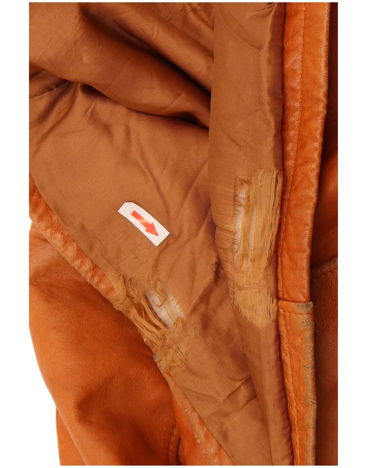 Мужская кожаная куртка Desi IT 52 XL Коричневая кожа