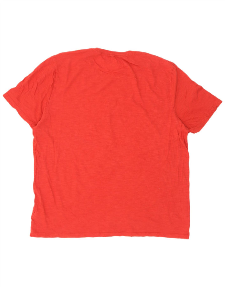 Мужская футболка с рисунком Gap XL, красная, хлопок