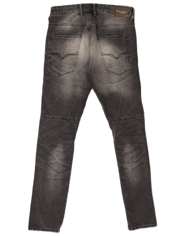 Мужские джинсы скинни Guess W31 L31 серые, хлопок