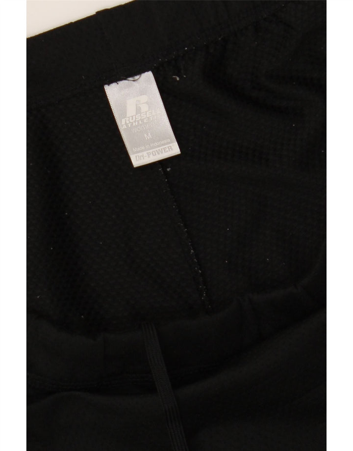RUSSELL ATHLETIC Womens Tracksuit Trousers UK 14 Medium  Black Polyester