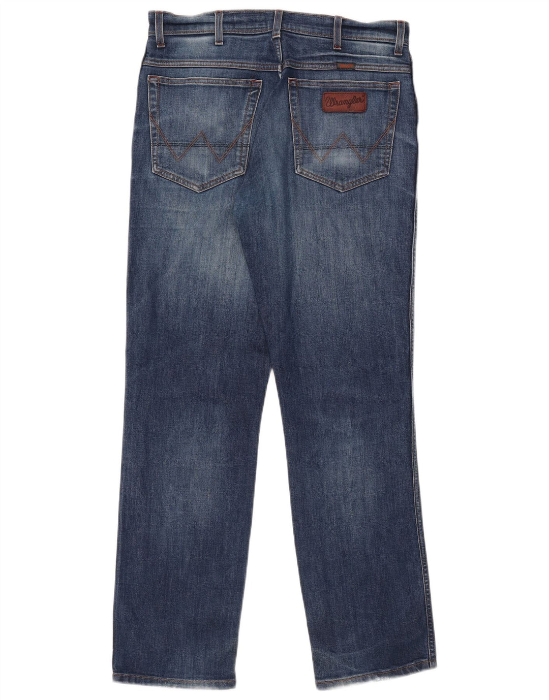 Мужские прямые джинсы Wrangler W33 L32, синий хлопок