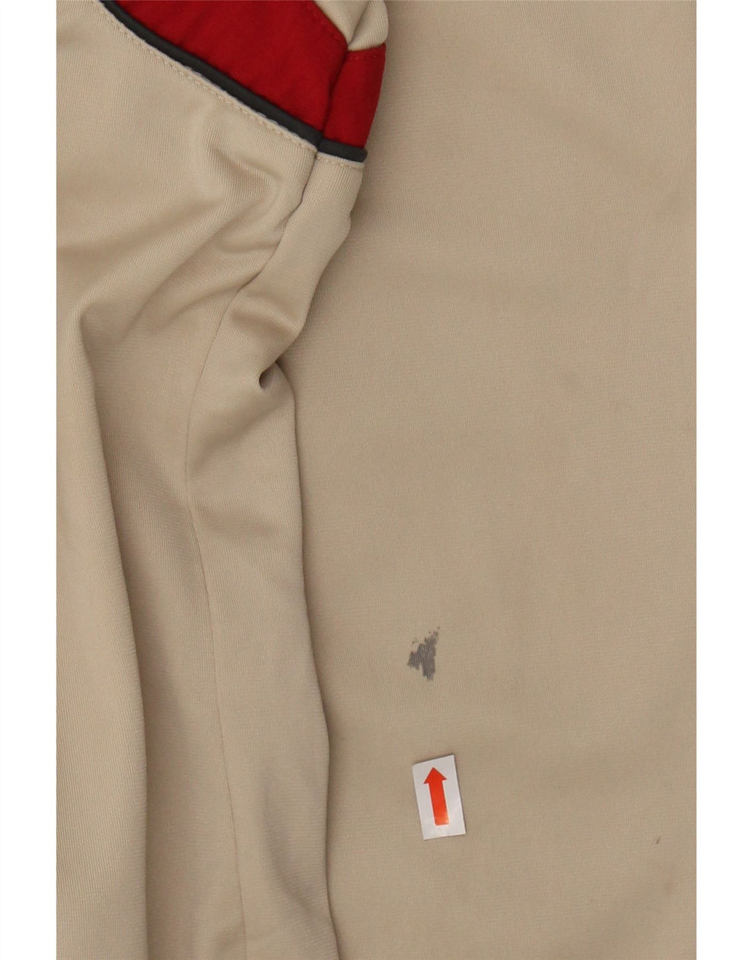 LOTTO Boys Tracksuit Top Jacket 15-16 Years XL Beige Colourblock Polyester