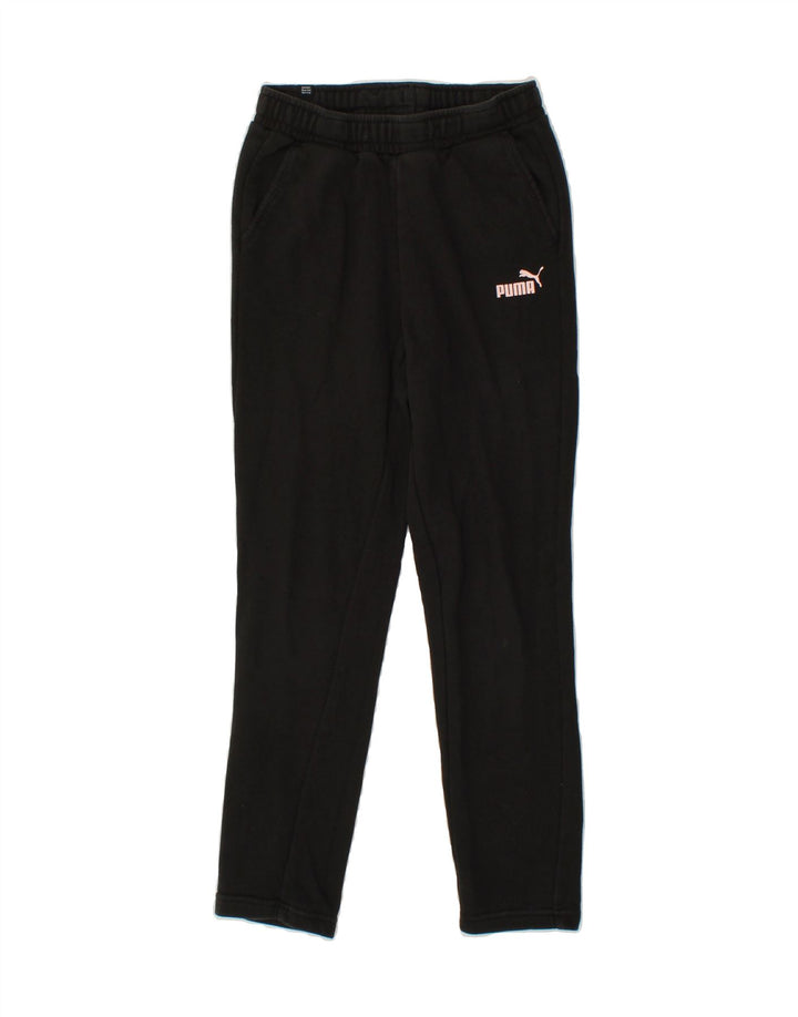 PUMA Girls Tracksuit Trousers 11-12 Years  Black Vintage Puma and Second-Hand Puma from Messina Hembry 