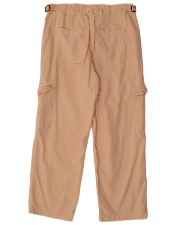Женские брюки карго с высокой талией Marks & Spencer UK 12 Medium W30 L26 Бежевые