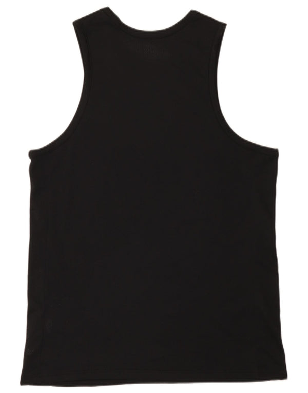 Мужской жилет с графическим рисунком Nike Dri Fit, средний черный полиэстер