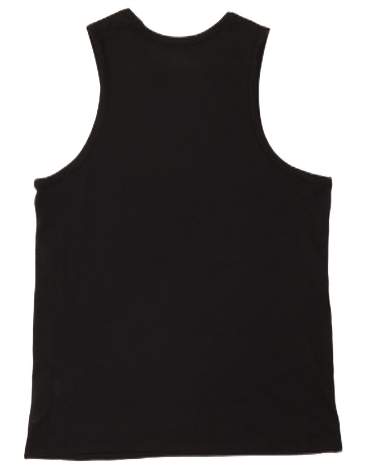 Мужской жилет с графическим рисунком Nike Dri Fit, средний черный полиэстер
