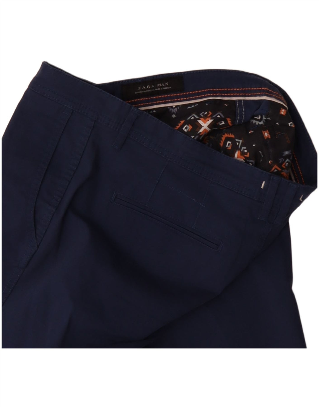 Мужские шорты чинос Zara EU 40 Medium W31 Темно-синие, хлопок