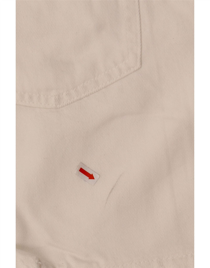 Женские джинсовые шорты Zara EU 40 Medium W30 Белые