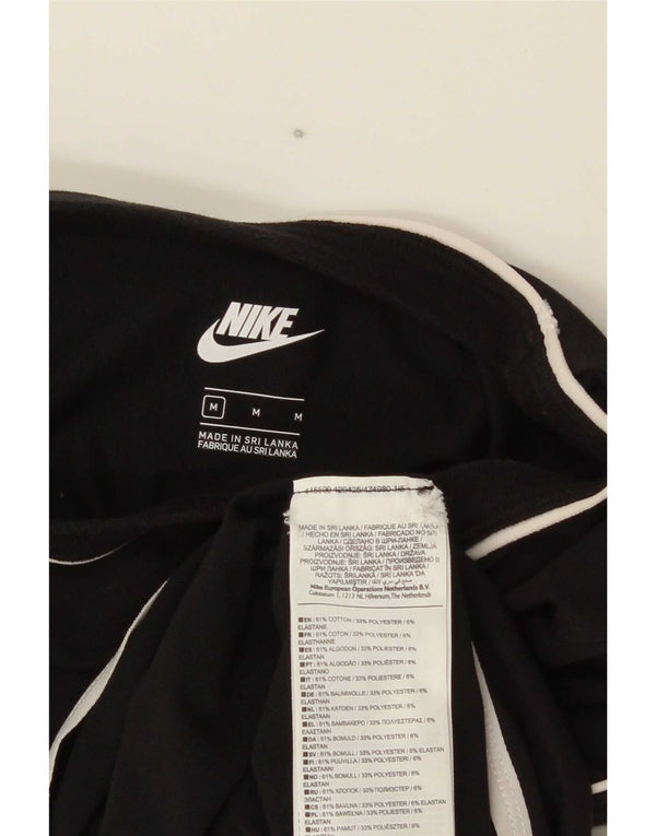 Женское боди с графическим рисунком Nike UK 12, средний черный хлопок, черный