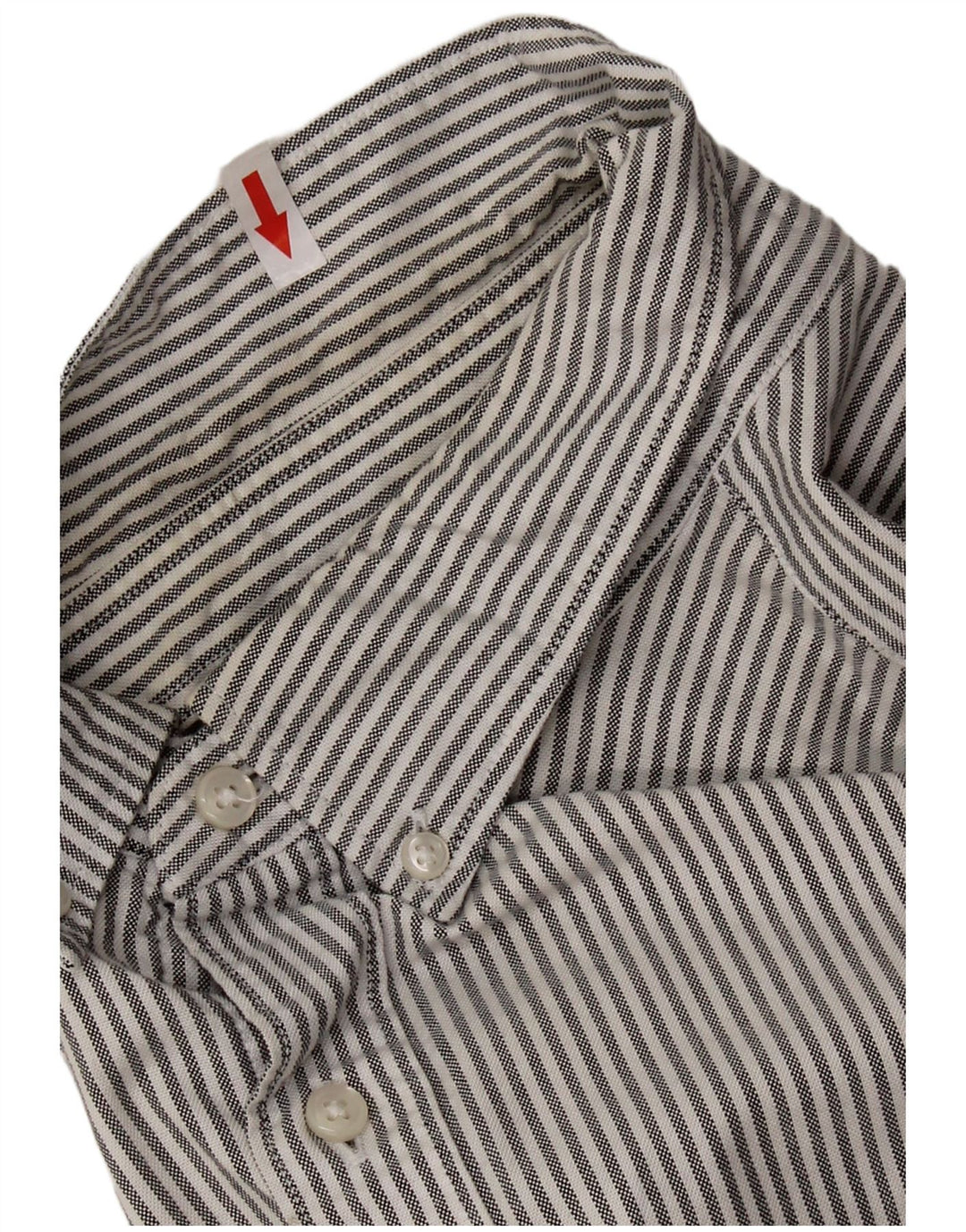 Мужская оксфордская рубашка J. CREW Slim Fit, хлопковая полоска среднего серого цвета