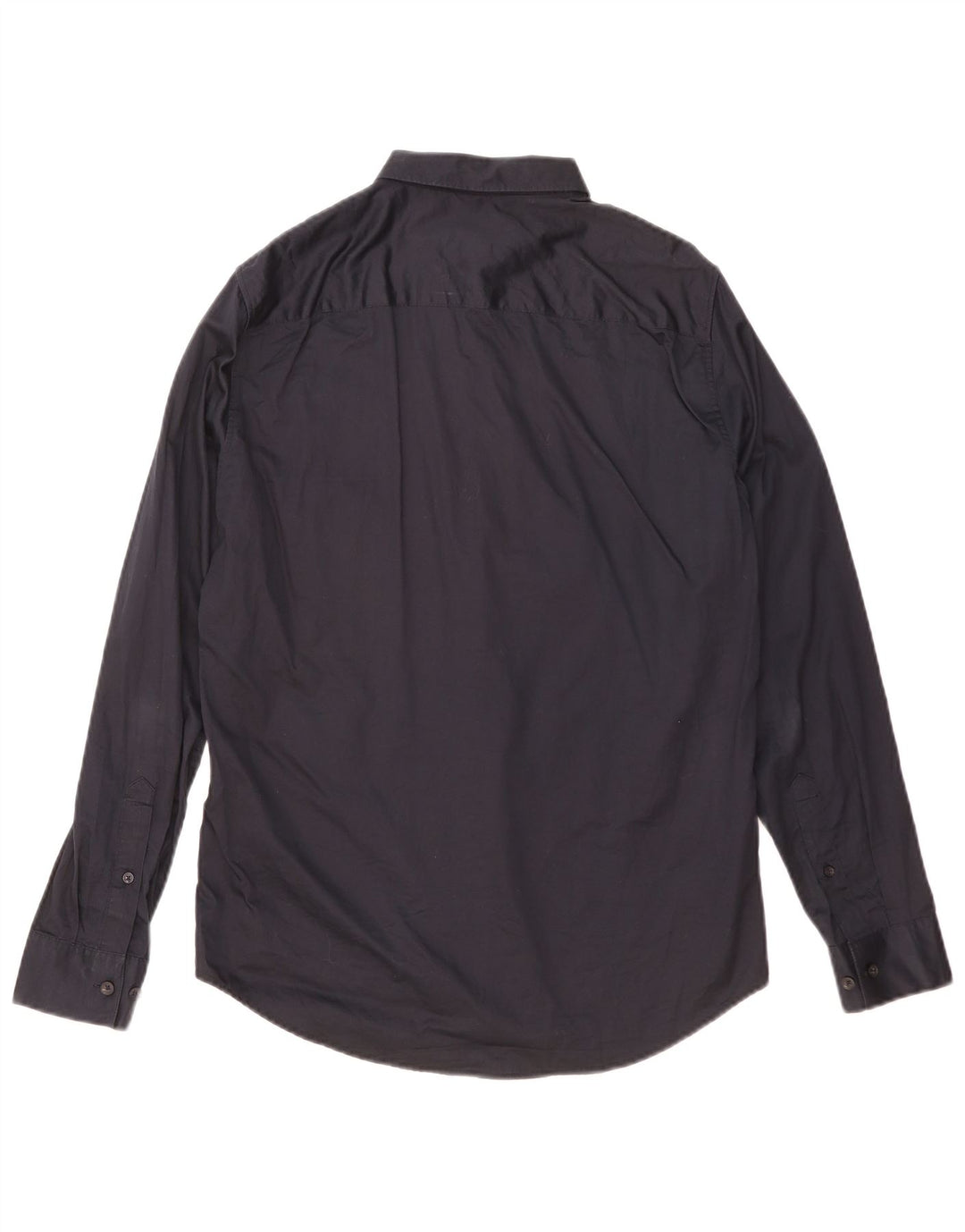 Мужская рубашка Armani Exchange среднего размера из хлопка черного цвета