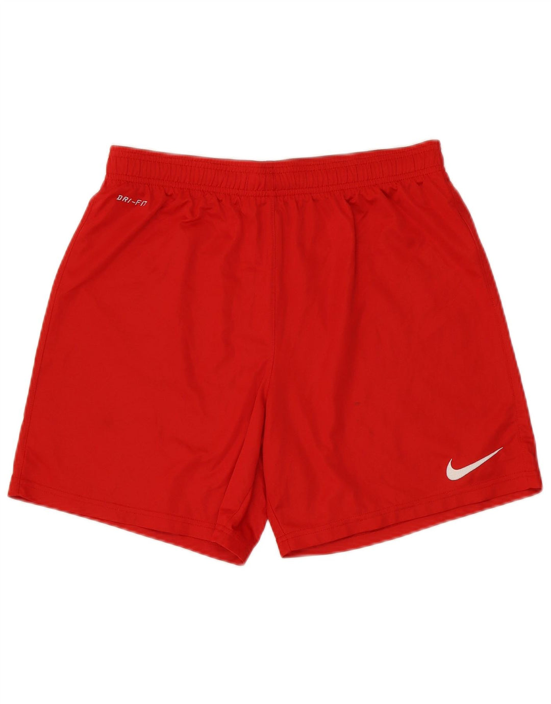Мужские спортивные шорты Nike Dri Fit из полиэстера среднего красного цвета
