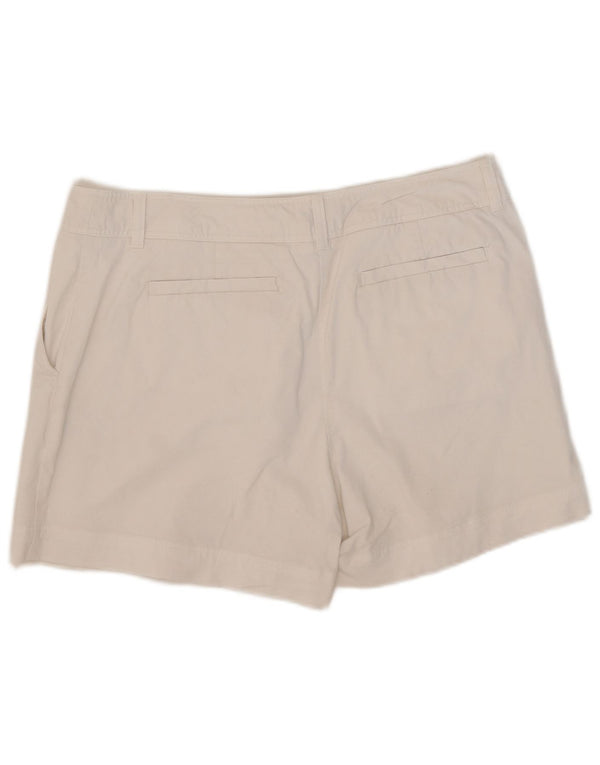 Женские шорты чинос Hobbs UK 16, большие размеры W36, белый хлопок
