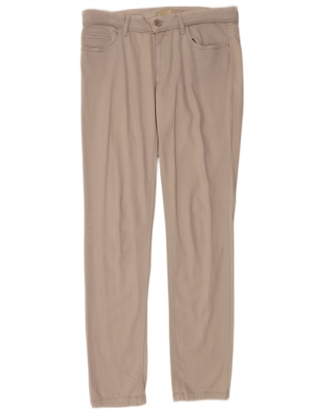 Женские узкие повседневные брюки Zara EU 40 Medium W30 L32 Бежевые