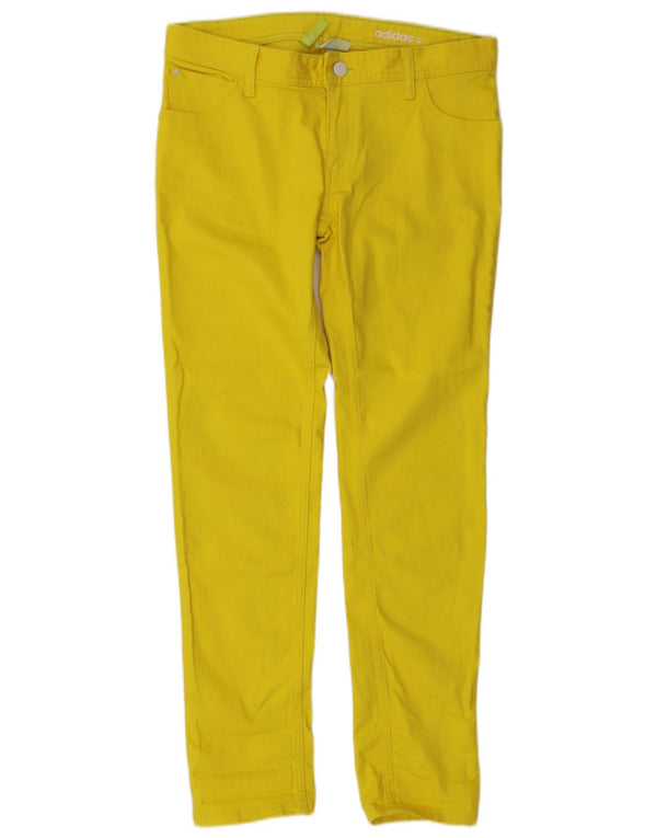 Женские джинсы скинни Adidas Neo Skinny W29 L30, желтый хлопок