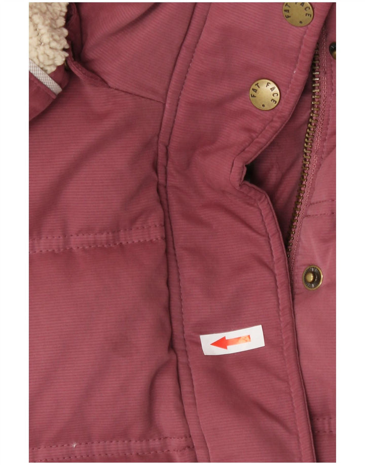 Женский утепленный жилет с капюшоном для толстого лица, Великобритания 14, большой бордовый полиэстер