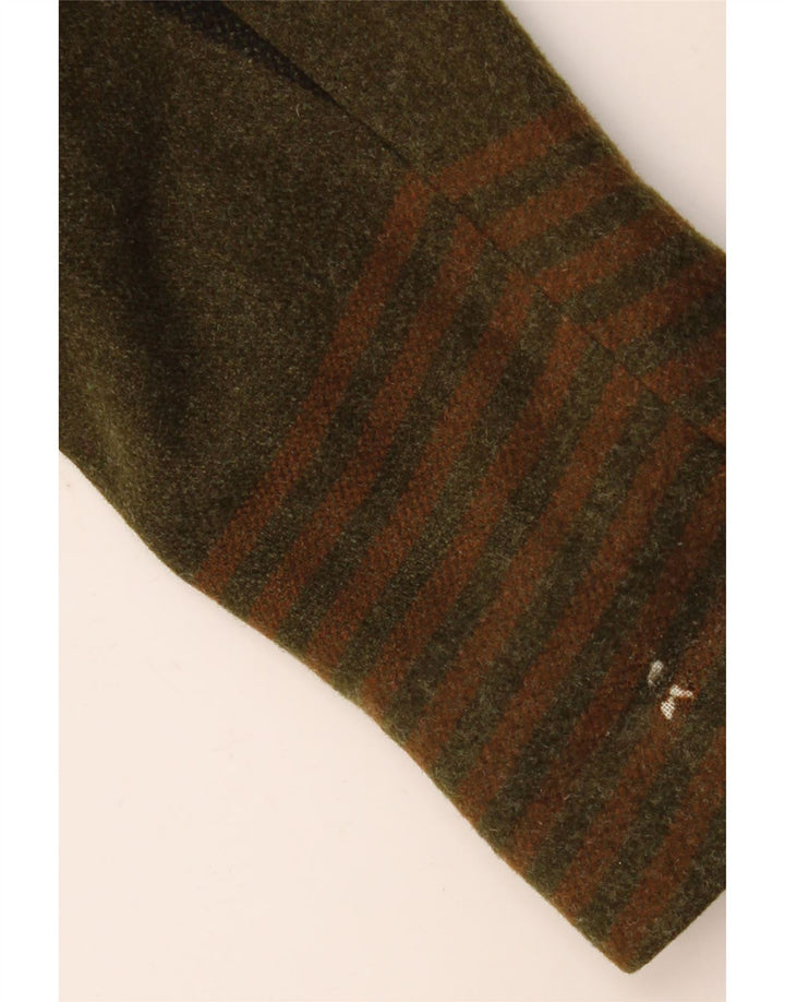 Женский пиджак Resi Hammerer на 2 пуговицах IT 44, средний хаки, шерсть в клетку