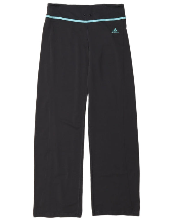 Женские спортивные брюки Adidas с широкими штанинами UK 14, большие серые