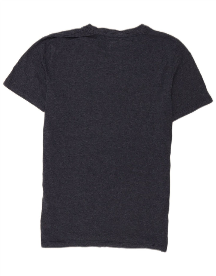 Мужская футболка Jack & Jones стандартного размера с рисунком, маленький темно-синий цветной блок