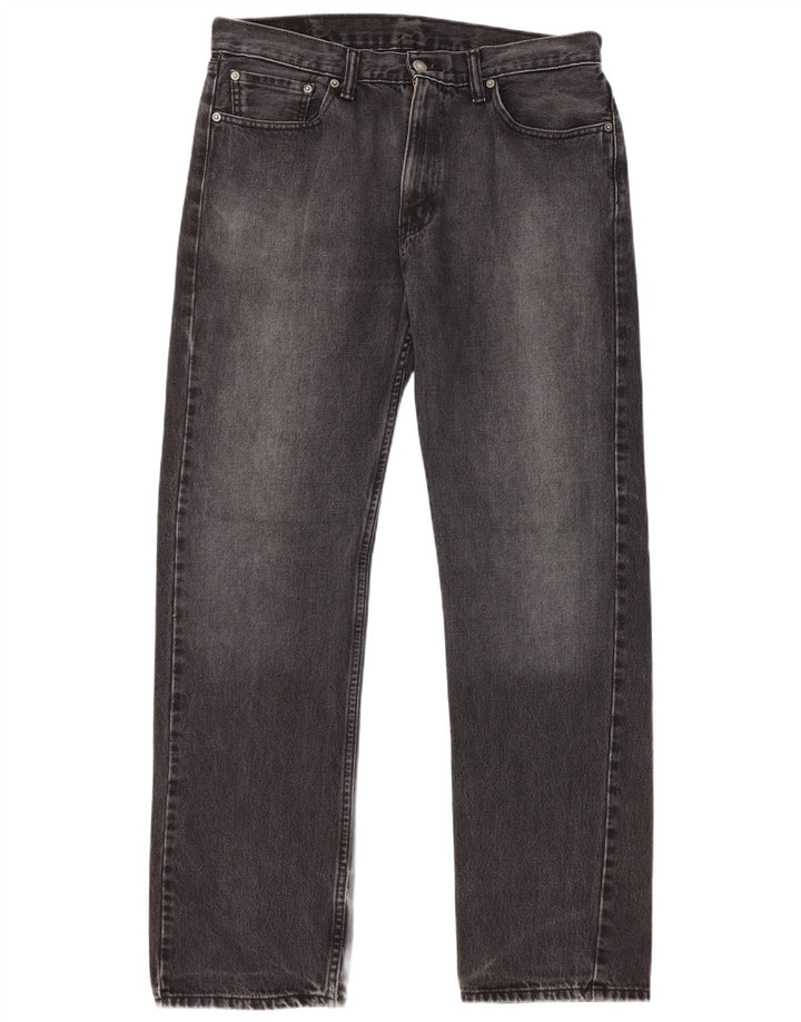 Мужские прямые джинсы Levi's W33 L32, черный хлопок