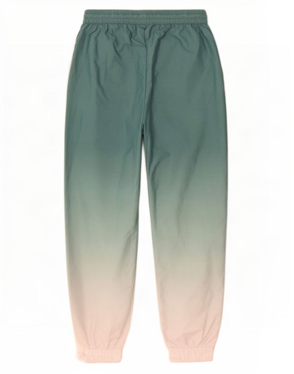 Женские спортивные брюки Adidas Joggers UK 14, большие зеленые цветные блоки