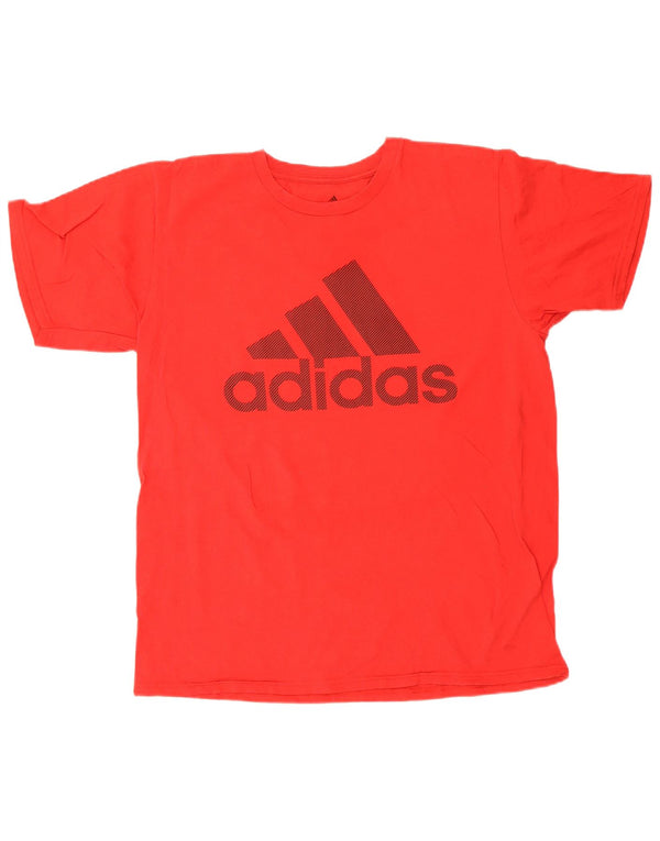 Adidas Мужская футболка с рисунком Большой красный хлопок