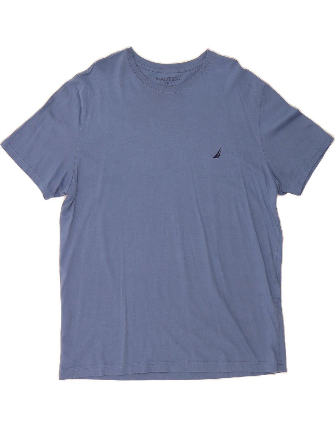 NAUTICA Mens T-Shirt Top XL Blue Cotton Vintage Nautica and Second-Hand Nautica from Messina Hembry 