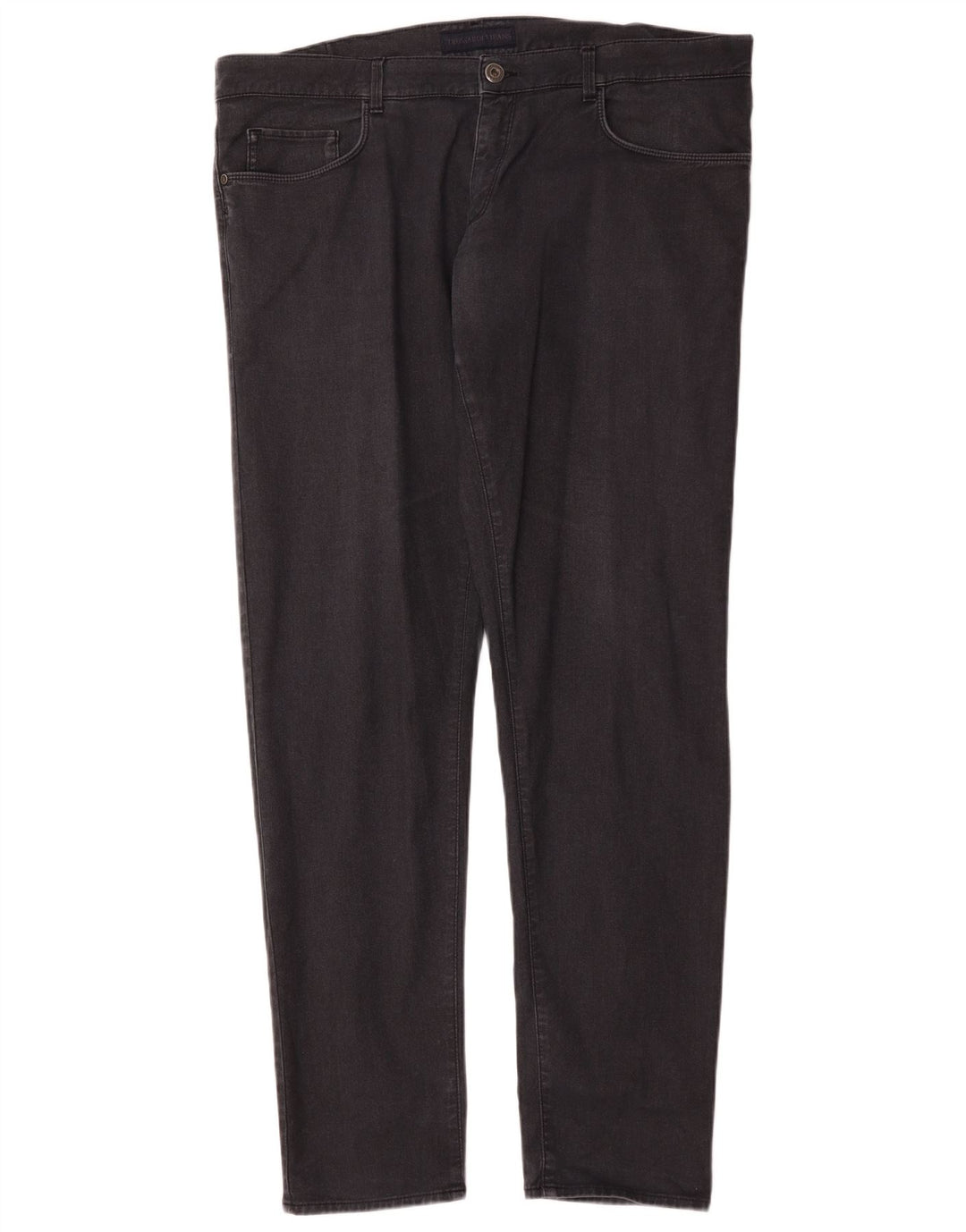 Мужские узкие джинсы Trussardi W42 L35, черный хлопок