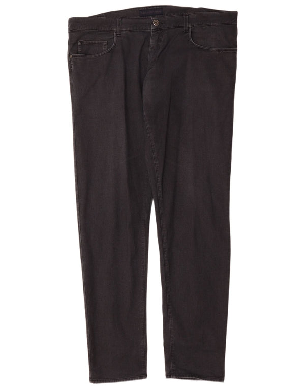 Мужские узкие джинсы Trussardi W42 L35, черный хлопок