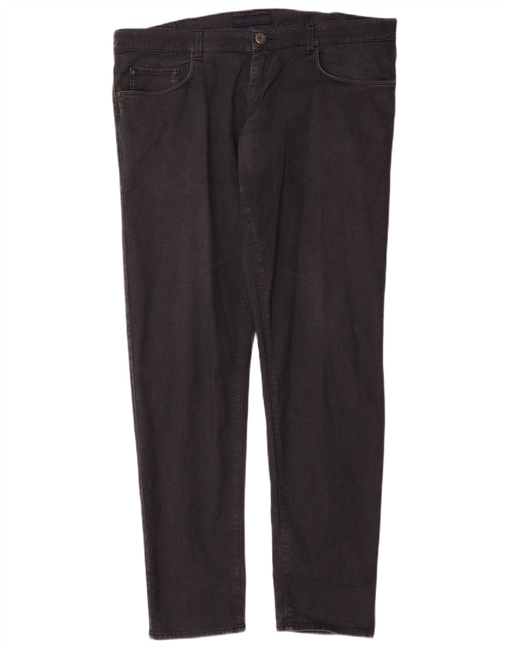 Мужские узкие джинсы Trussardi W42 L35, черный хлопок
