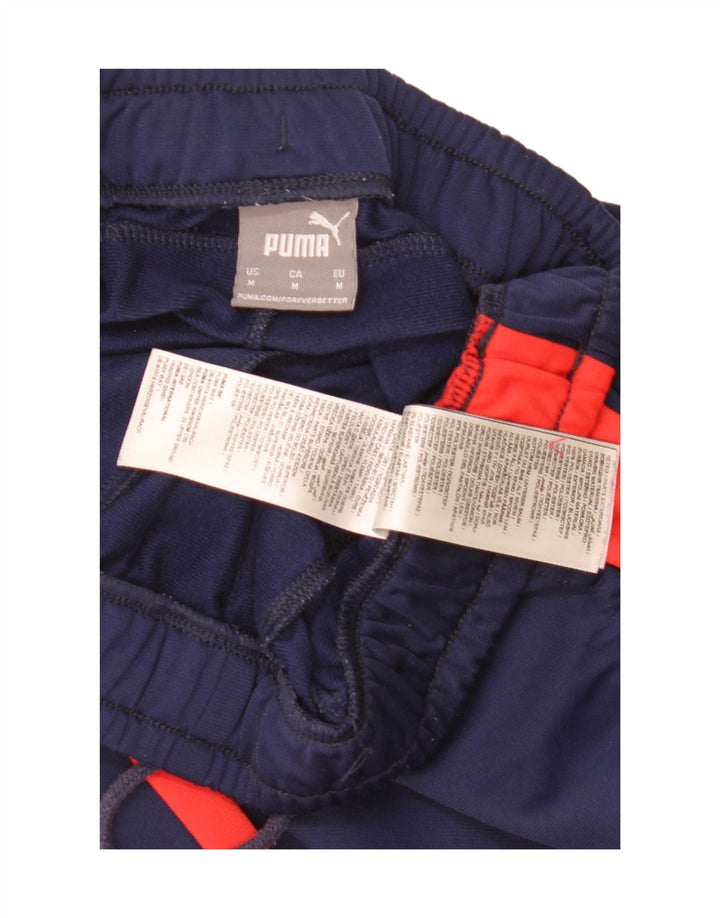 Мужские спортивные брюки Puma, джоггеры, средние, темно-синие, цветные блоки