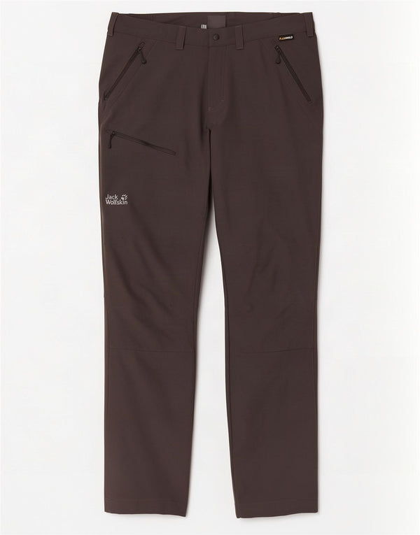 Jack Wolfskin Мужские узкие брюки-карго, большие W35 L35, серые, полиамид