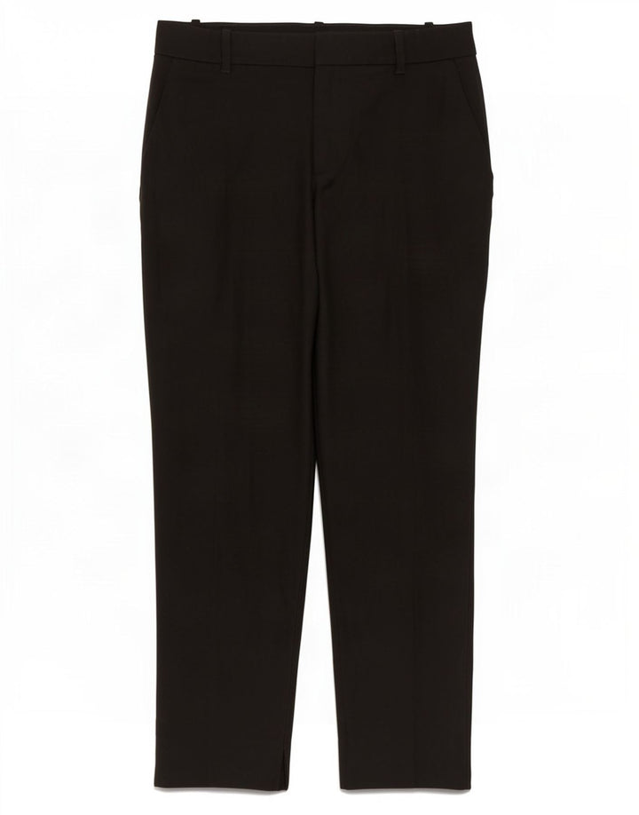 Женские прямые брюки чинос Zara, средние W28 L27, черные