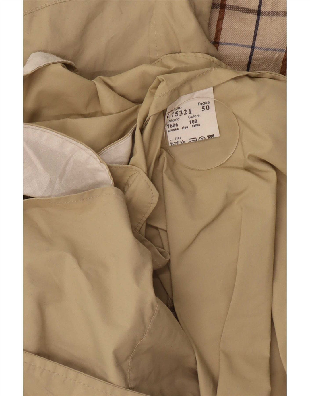 Тренч мужской Aquascutum IT 50 Большой Бежевый Полиамид