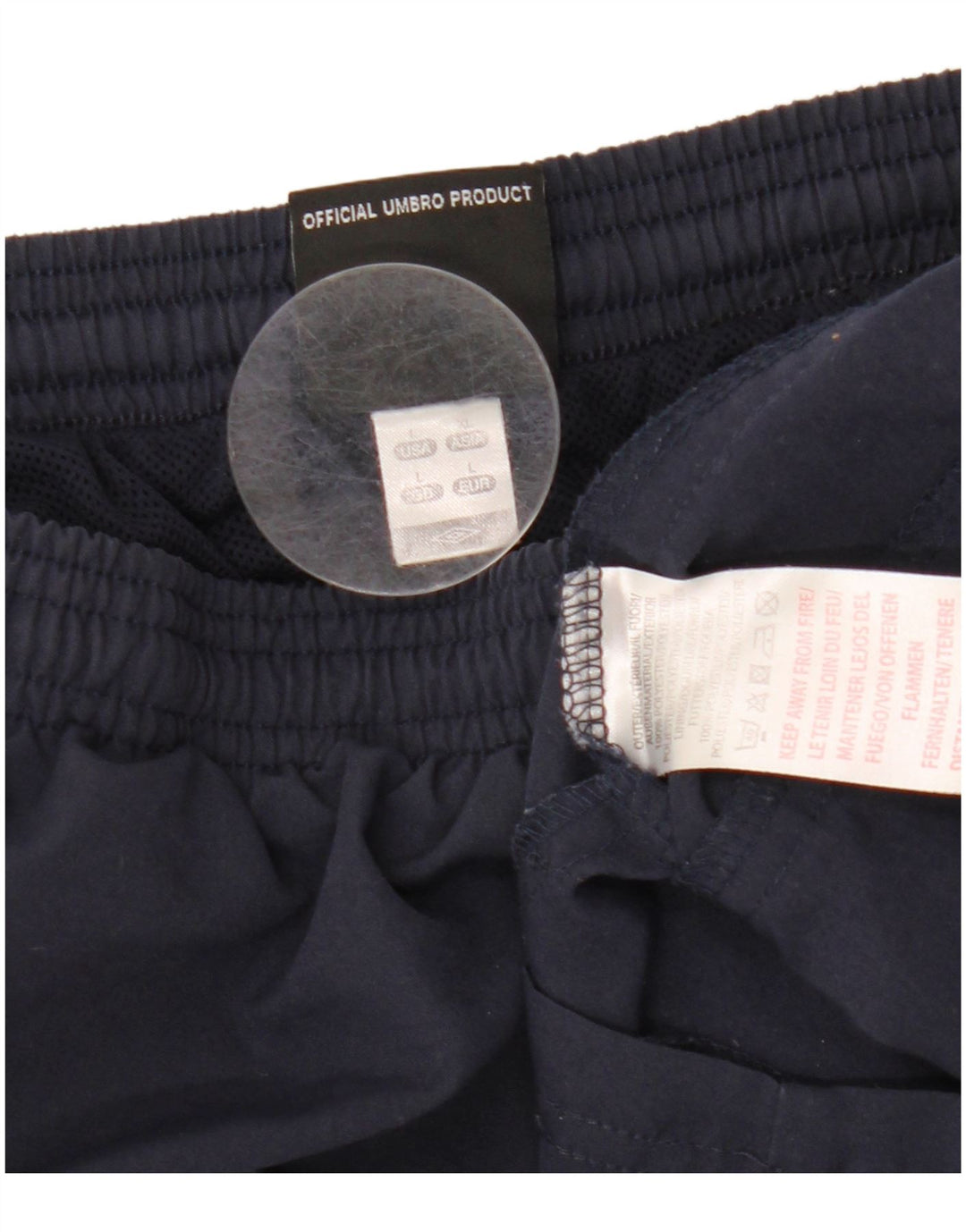UMBRO Мужские спортивные шорты, большие темно-синие, полиэстер