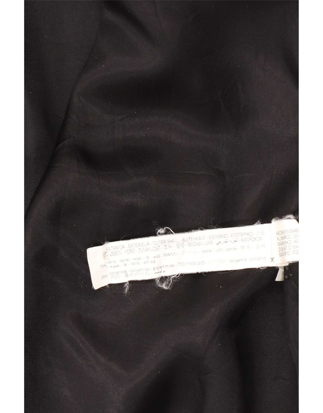 Женское пальто оверсайз Zara UK 14, средний цвет, черная шерсть