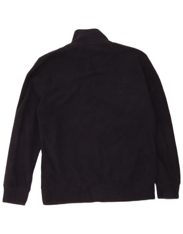 Мужская флисовая куртка Umbro UK 42 XL темно-синяя с цветными блоками из полиэстера спортивная