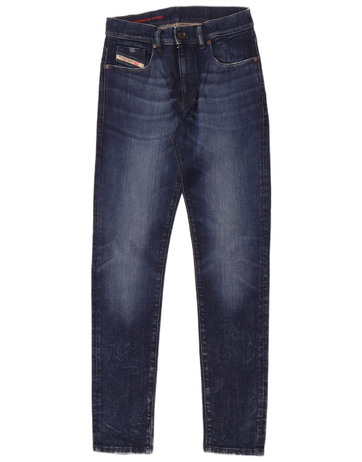 Женские узкие джинсы Diesel W26 L31, синие, хлопок