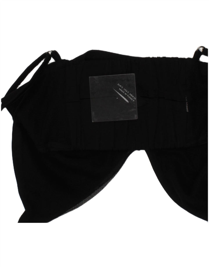 Укороченный женский бюстгальтер Zara, маленький черный