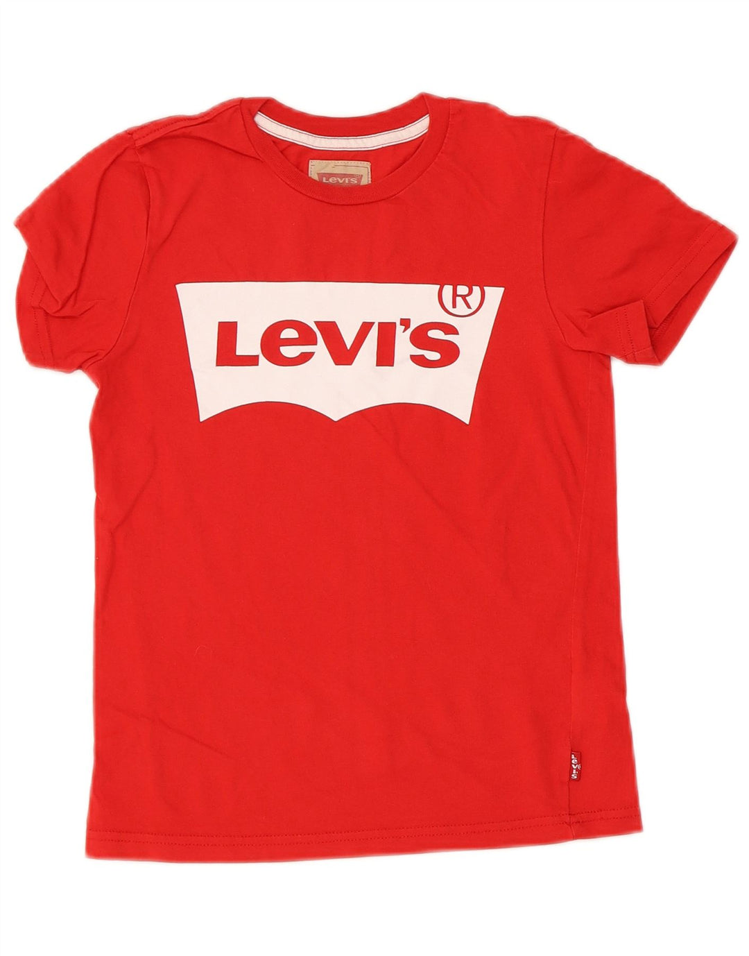 LEVI'S Boys Graphic T-Shirt Top 9-10 Years Red Cotton
