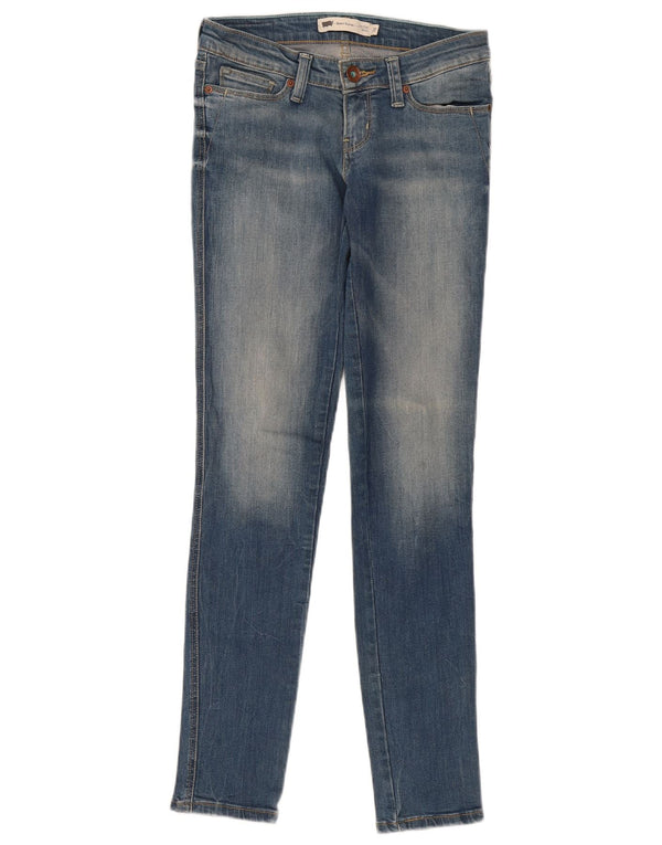 Женские джинсы скинни с низкой талией Levi's Demi Curve W27 L32 синие