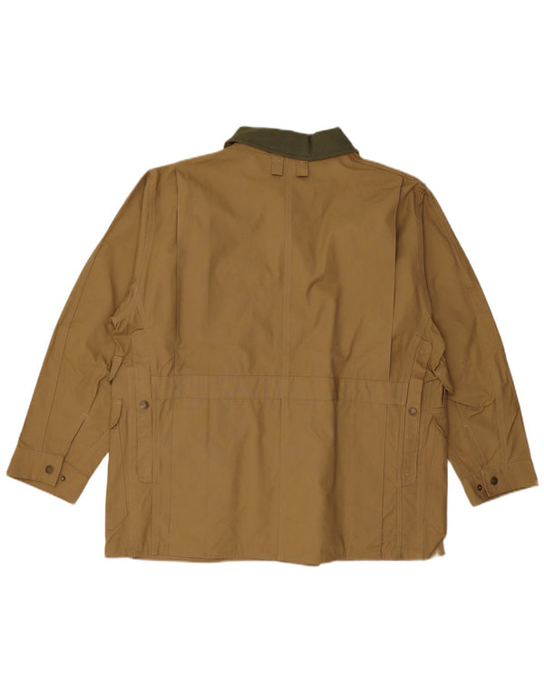 Винтажная мужская куртка IT 54 2XL хаки хлопок