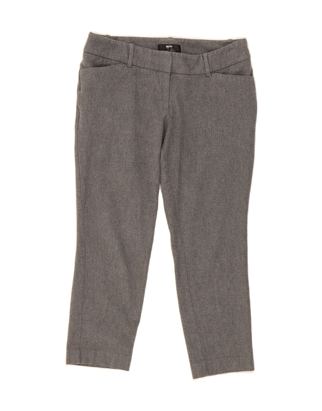MOSSIMO Womens Slim Cropped Trousers US 10 Large W34 L24 Grey Cotton Vintage Mossimo and Second-Hand Mossimo from Messina Hembry 