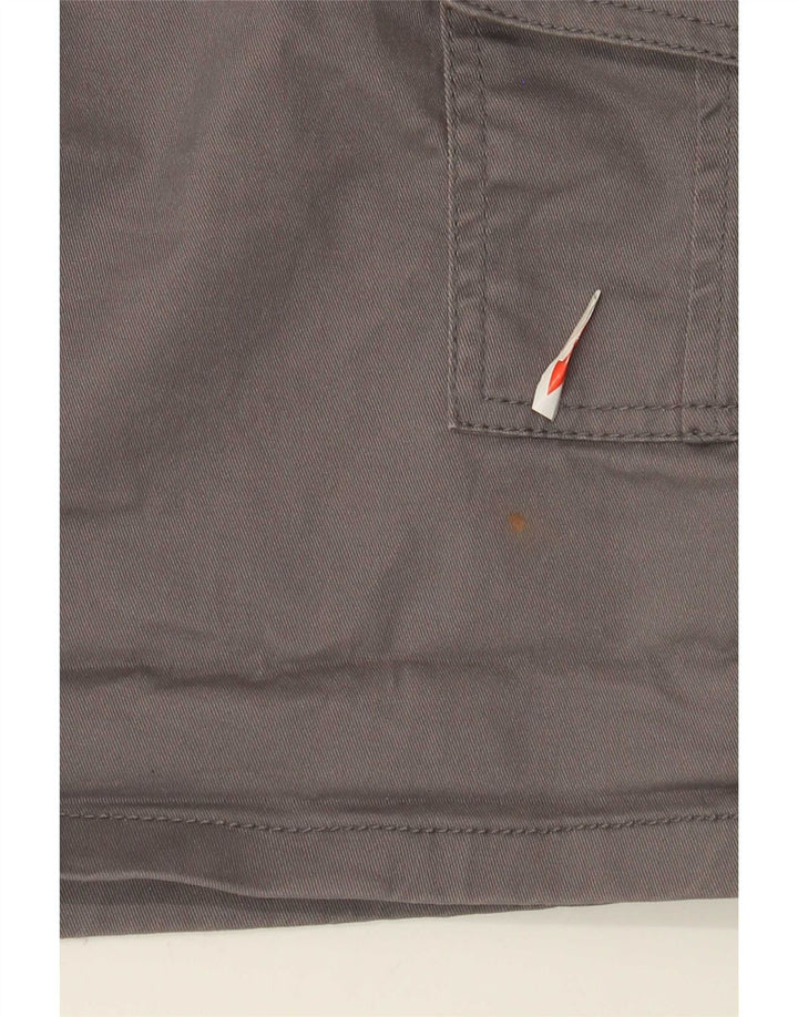 Женские шорты карго Bench UK 12 Medium W30 Серые хлопковые