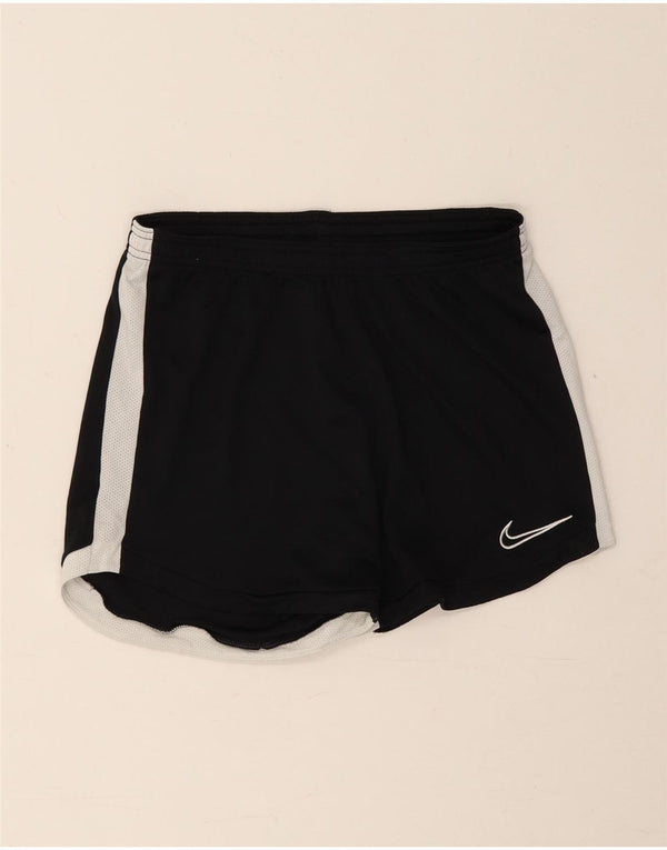 Мужские спортивные шорты Nike, маленькие черные, с цветными блоками